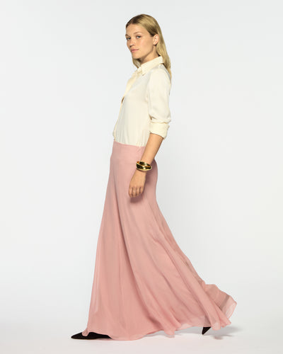 Georgette Full Length Skirt - Liqueur Silk SERENA BUTE