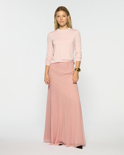 Georgette Full Length Skirt - Liqueur Silk SERENA BUTE