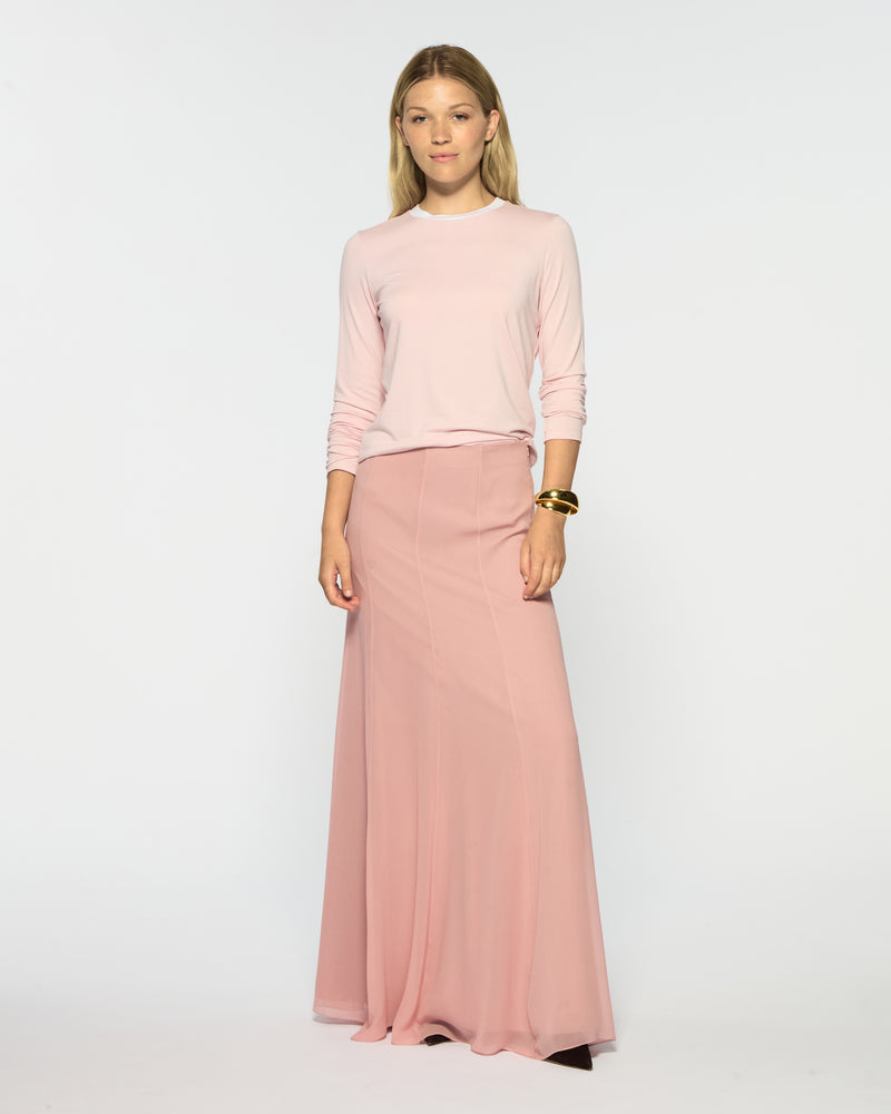 Georgette Full Length Skirt - Liqueur Silk picture #1
