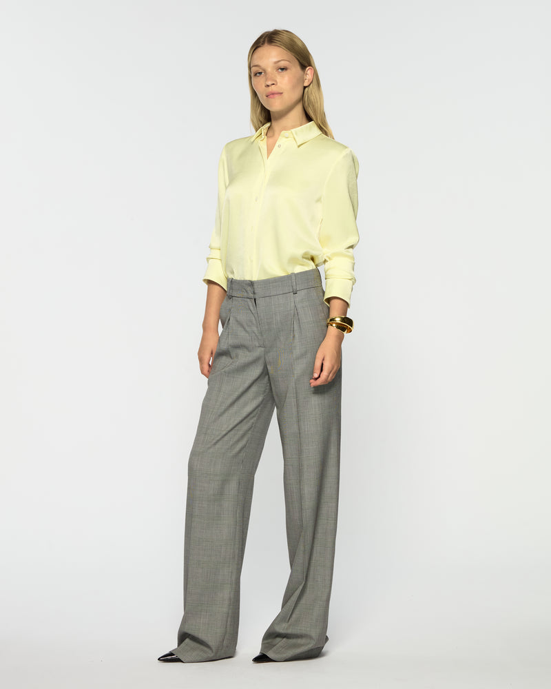 Inverted Box Pleat Trouser - Prince of Wales Check picture #4