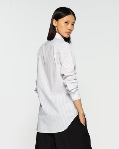 Johnny Shirt - Burgundy Stripe SERENA BUTE