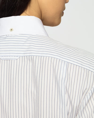 Johnny Shirt - Navy Blue Stripe SERENA BUTE