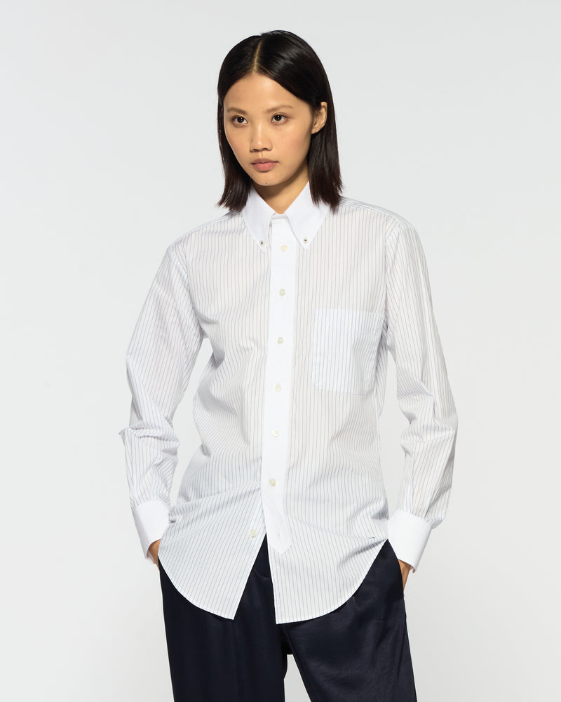 Johnny Shirt - Navy Blue Stripe picture #1