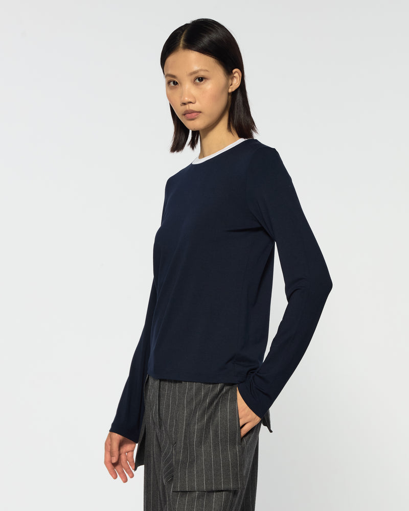 Long Sleeve T-Shirt - Navy Blue picture #3