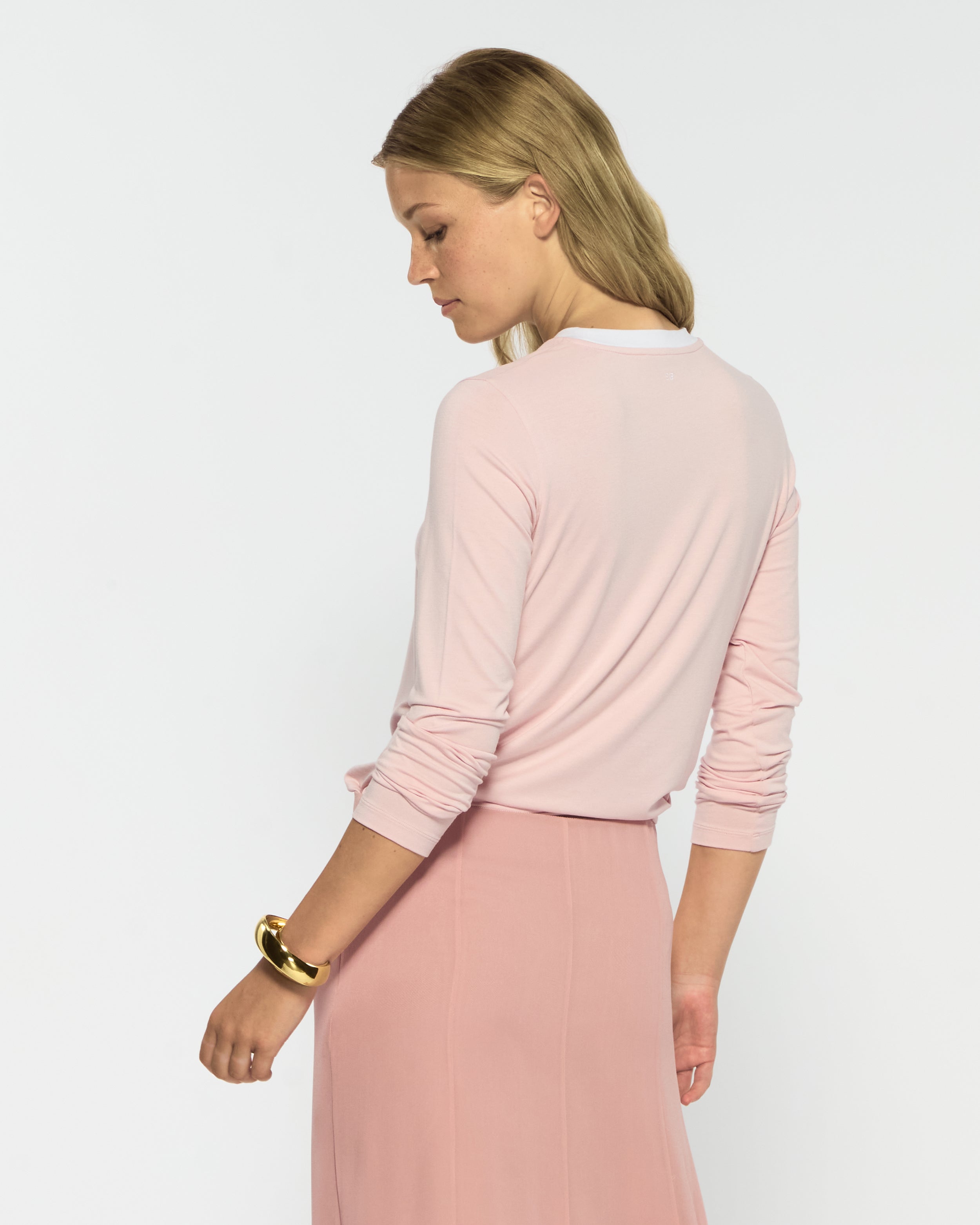Long Sleeve T-Shirt - Pale Pink