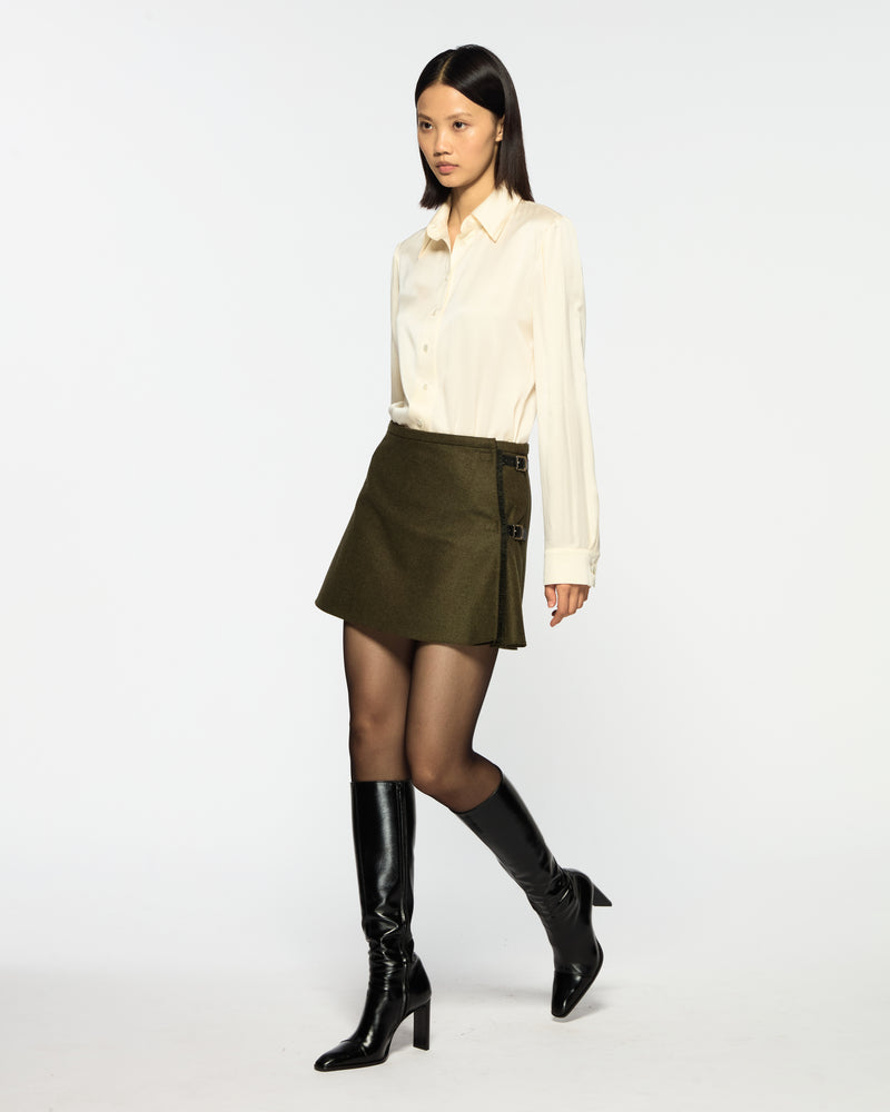 Mini Kilt - Military Green Wool picture #3