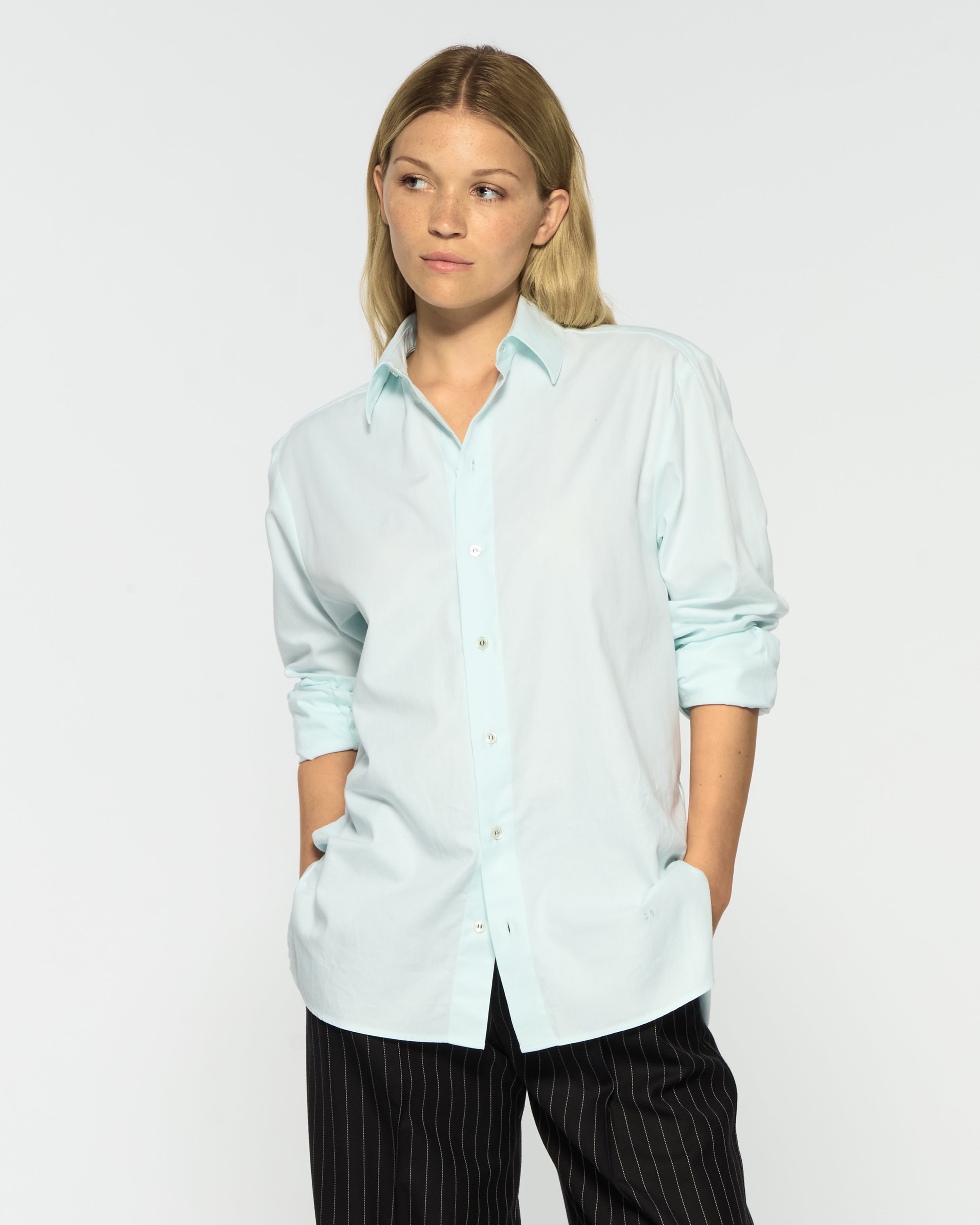 Oversized Shirt - Frosted Teal