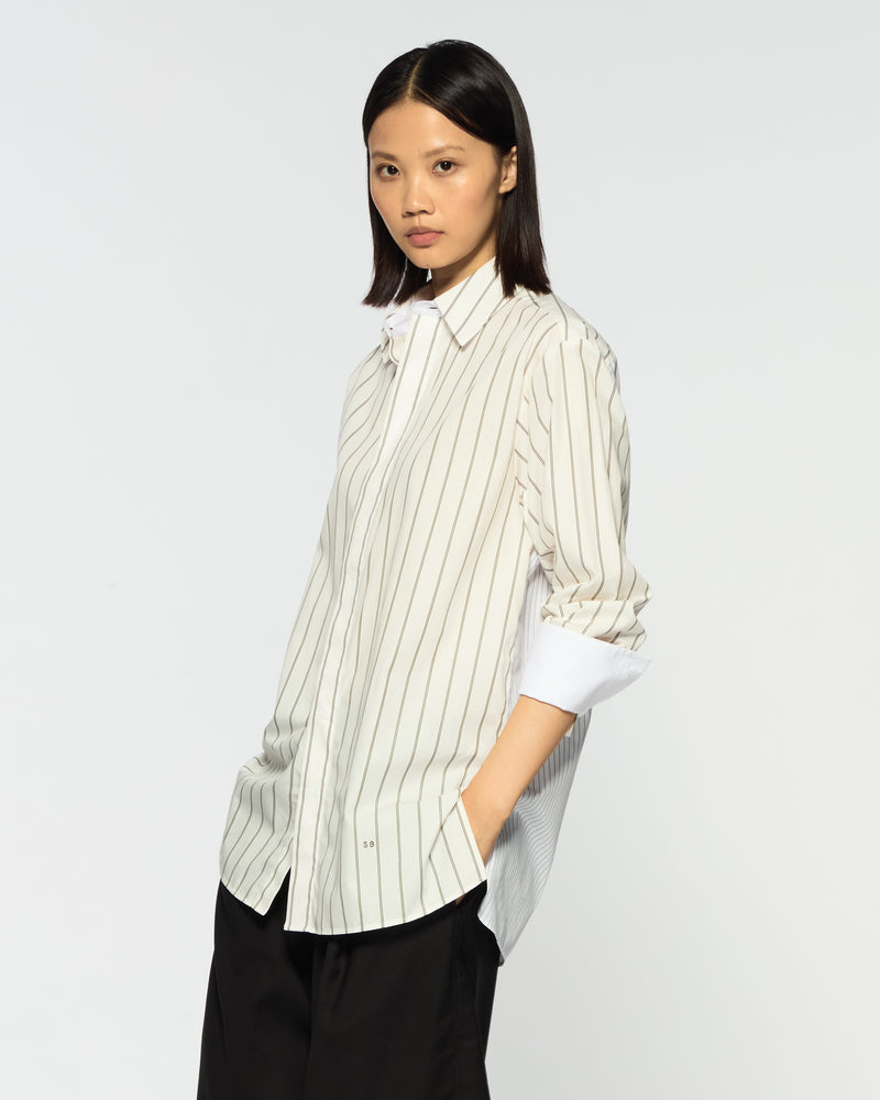 Oversized Shirt - Green Stripe picture #3