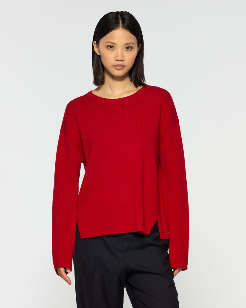 Relaxed Fit Jumper - Red picture #4