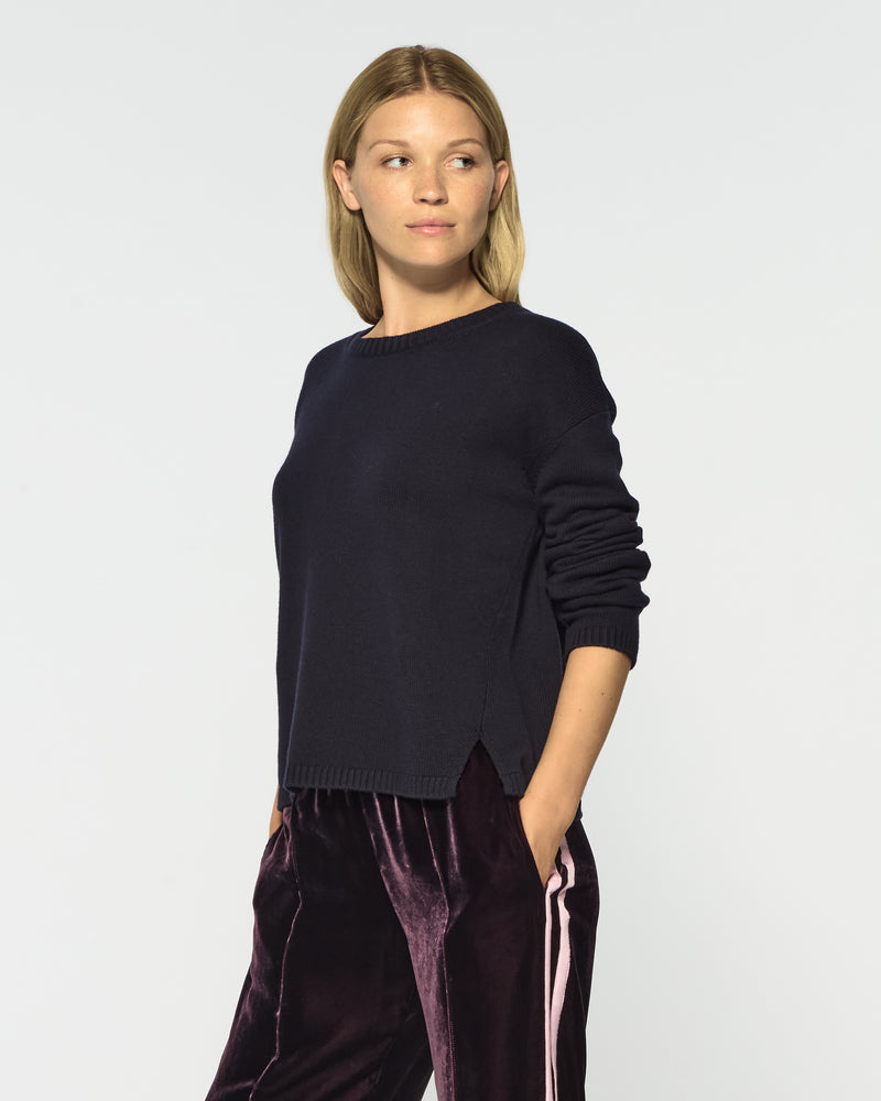 Relaxed Fit Jumper - Navy Blue picture #3