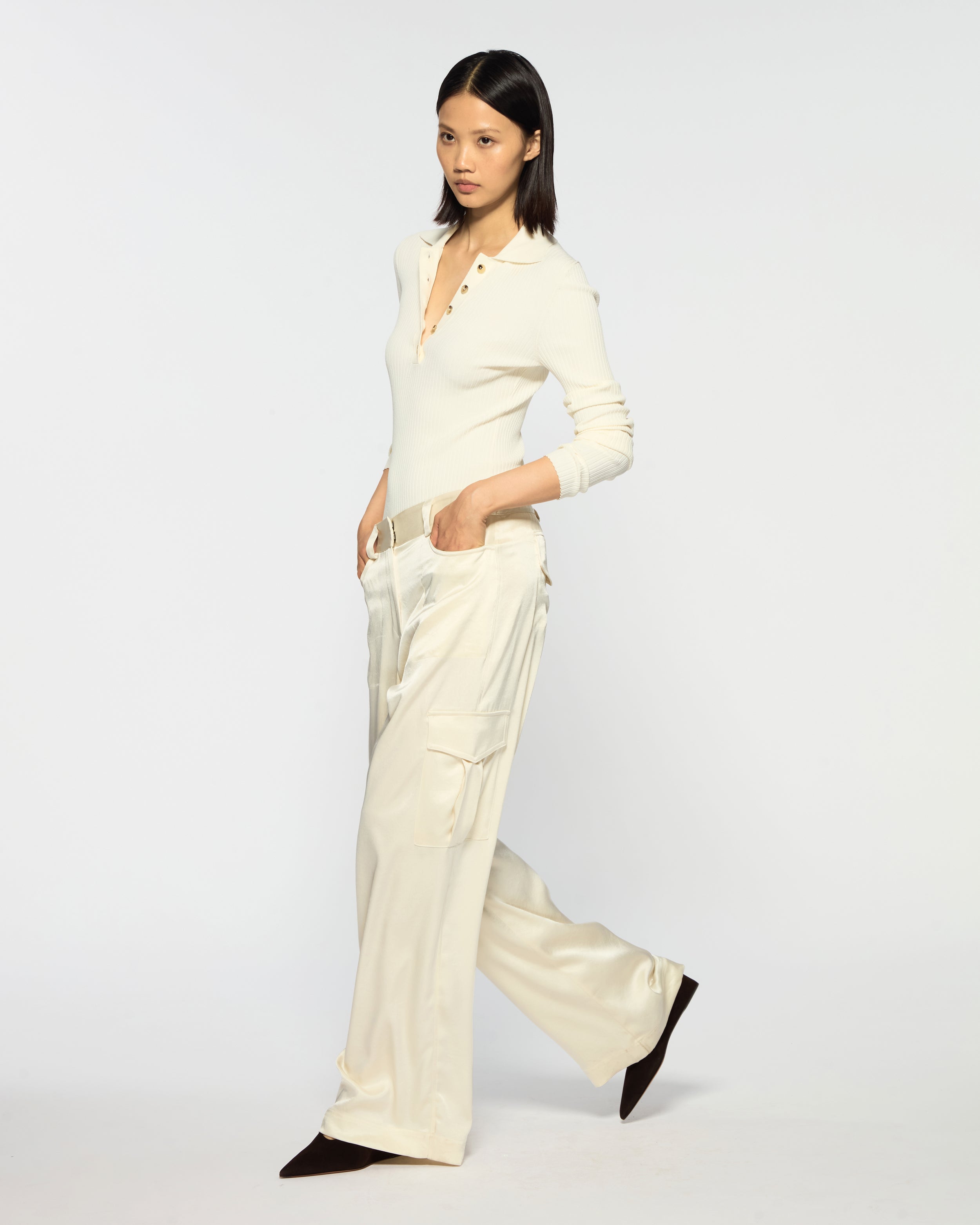 Cargo Trouser - Cream