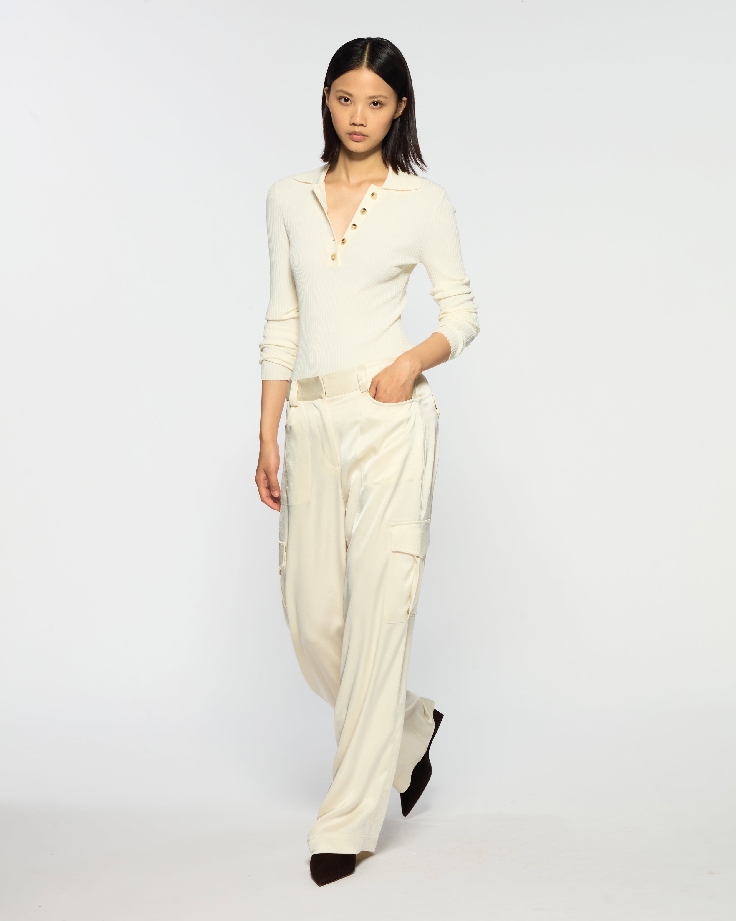 Cargo Trouser - Cream