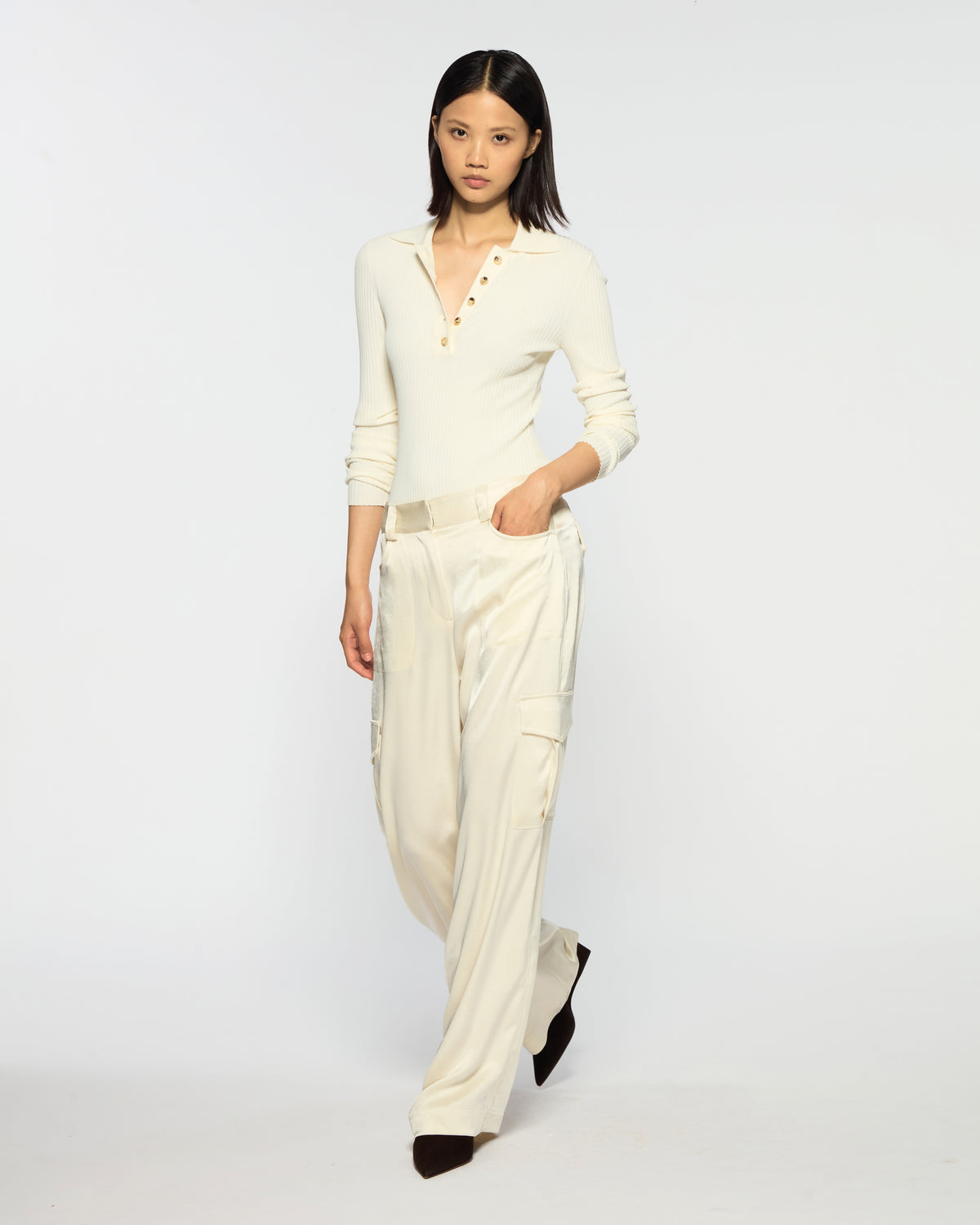 Cargo Trouser - Cream