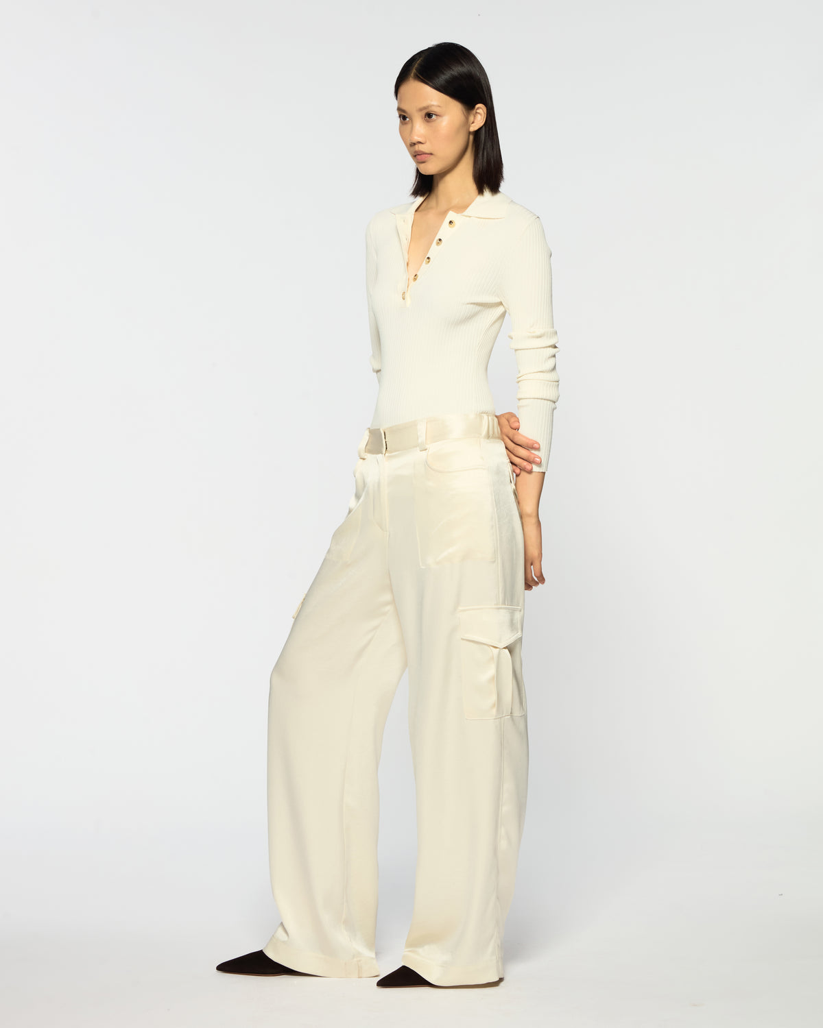 Cargo Trouser - Cream