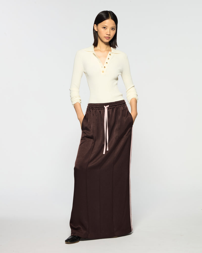 Serena Jogger Skirt - Chocolate Brown picture #3