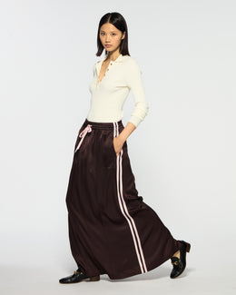 Serena Jogger Skirt - Chocolate Brown