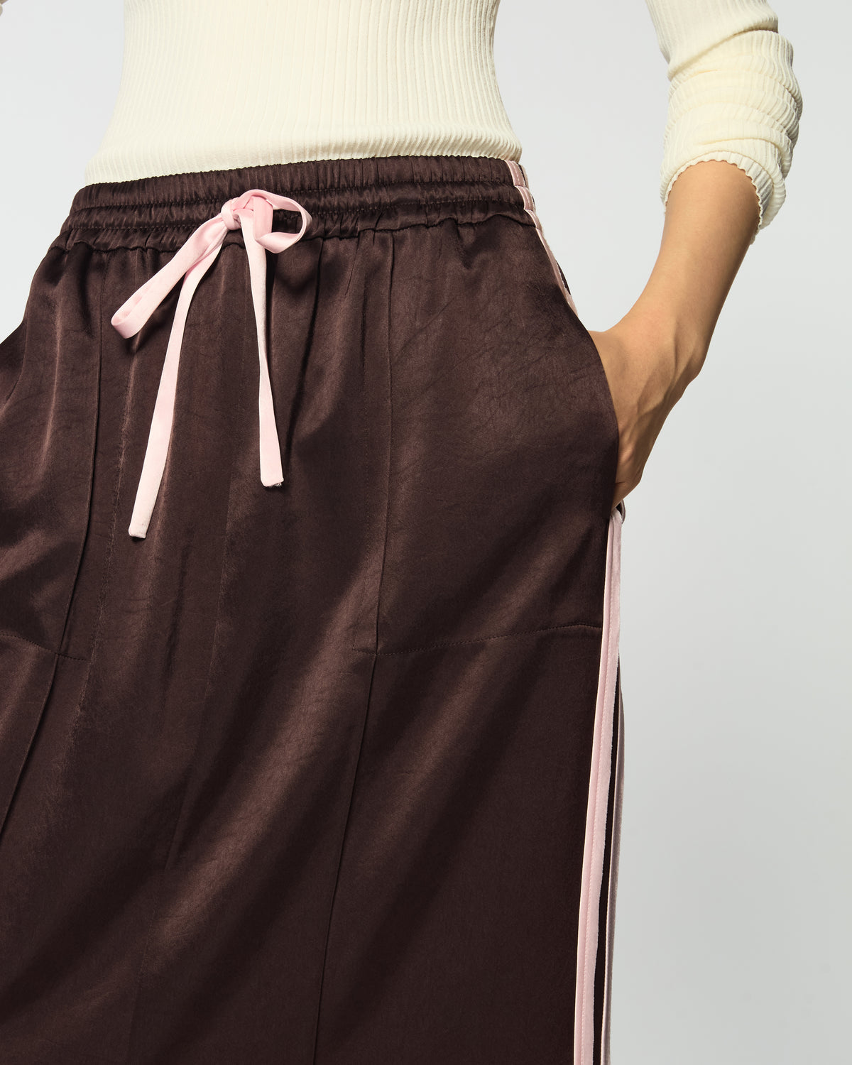 Serena Jogger Skirt - Chocolate Brown