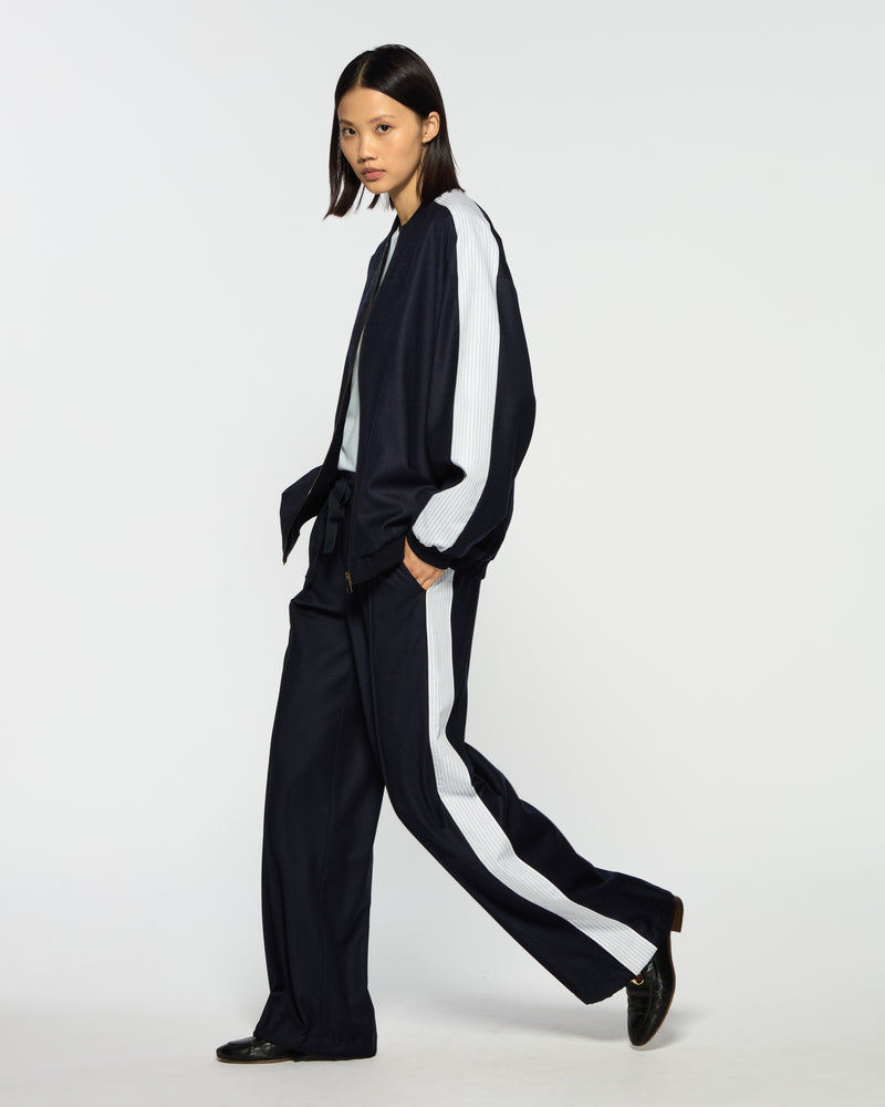 Serena Jogger - Navy Blue Wool picture #1