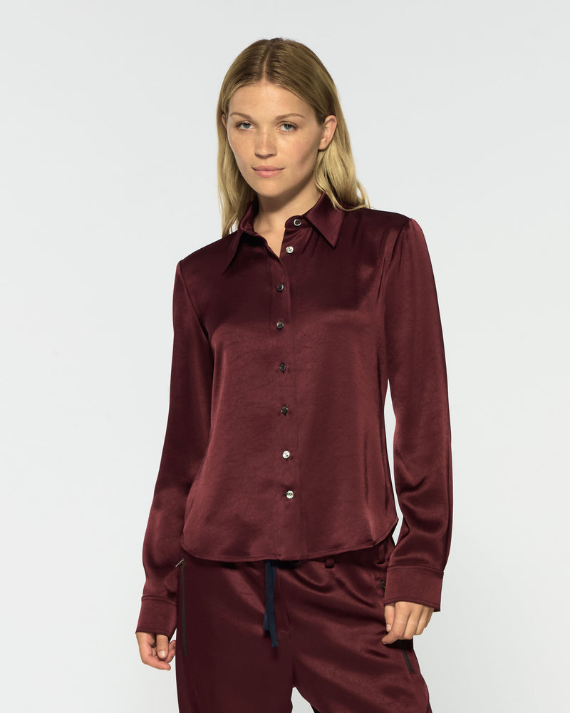 Serena Shirt - Burgundy picture #1