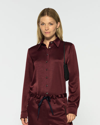 Serena Shirt - Burgundy SERENA BUTE