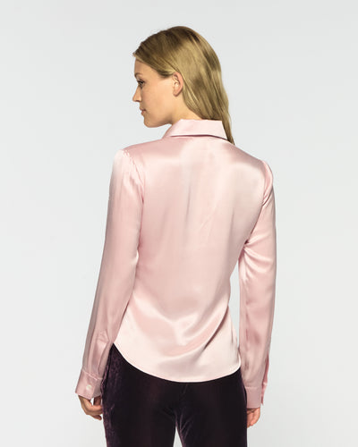 Serena Shirt - Old Rose Silk SERENA BUTE