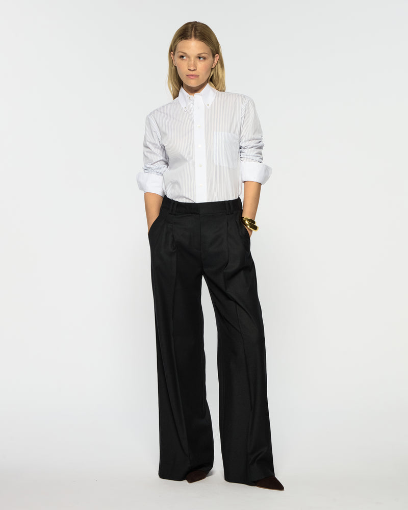 Serena Trouser - Dark Green Wool picture #1