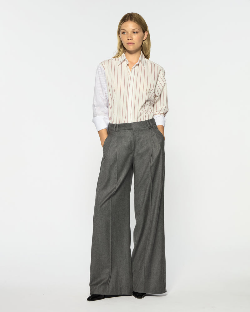 Serena Trouser - Dark Grey Wool picture #3