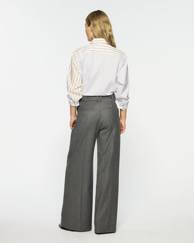 Serena Trouser - Dark Grey Wool SERENA BUTE