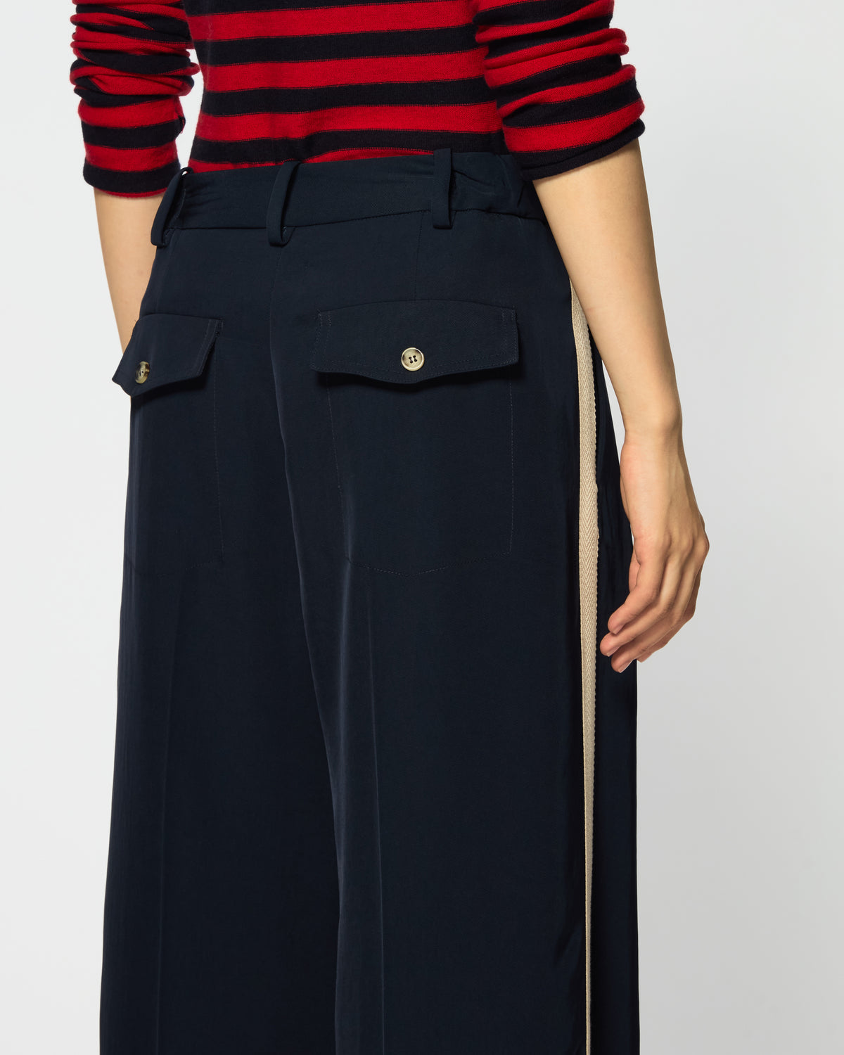 Serena Trouser - Navy Blue