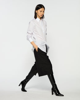 Tailored Culottes - Black Wool