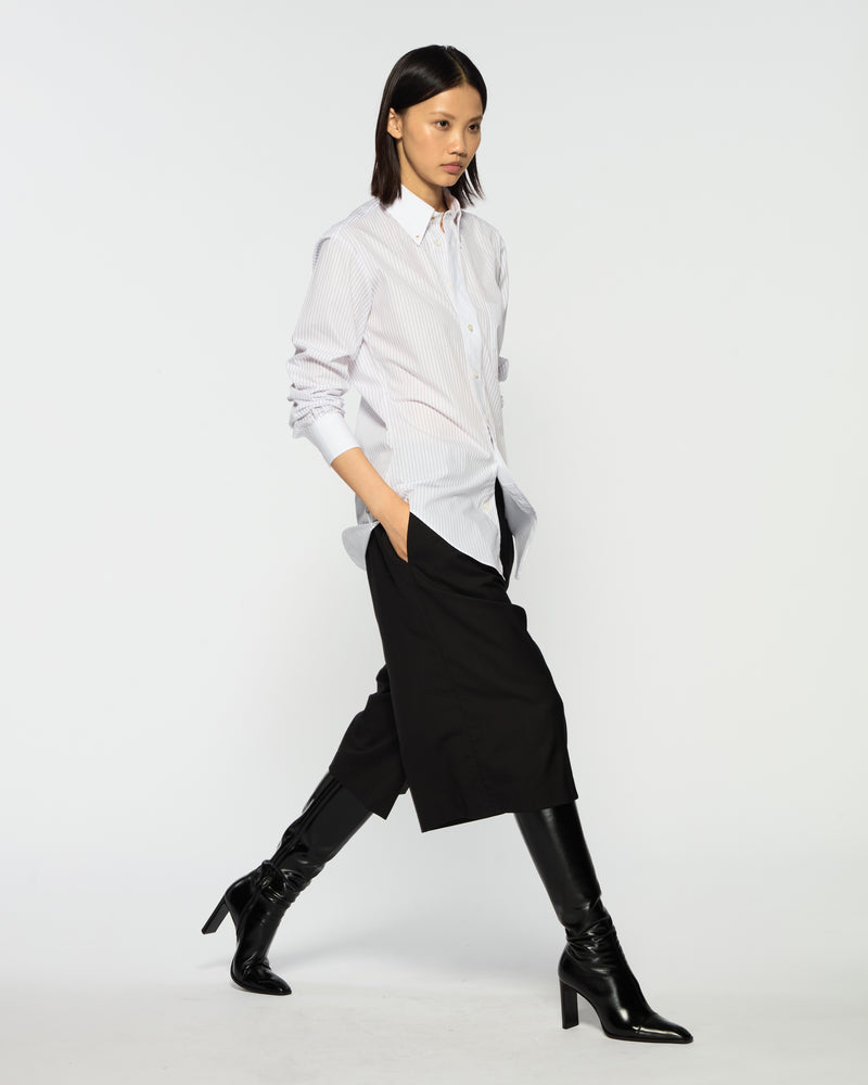 Tailored Culottes - Black Wool picture #1
