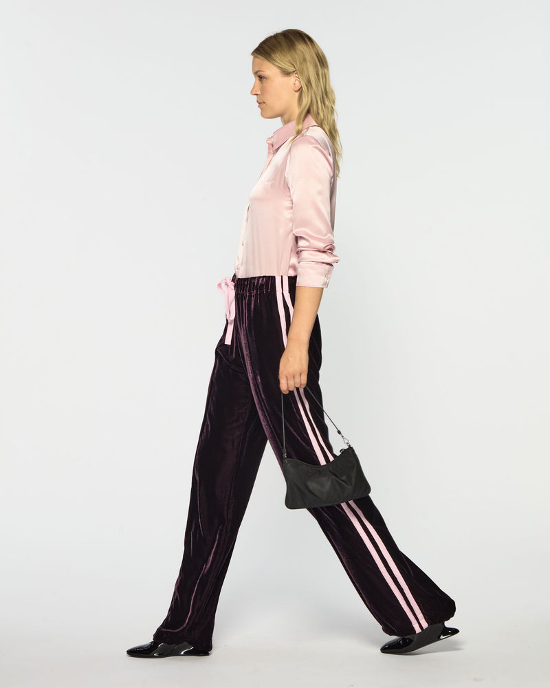 Velvet Jogger - Plum Purple picture #1