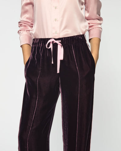 Velvet Jogger - Plum Purple SERENA BUTE