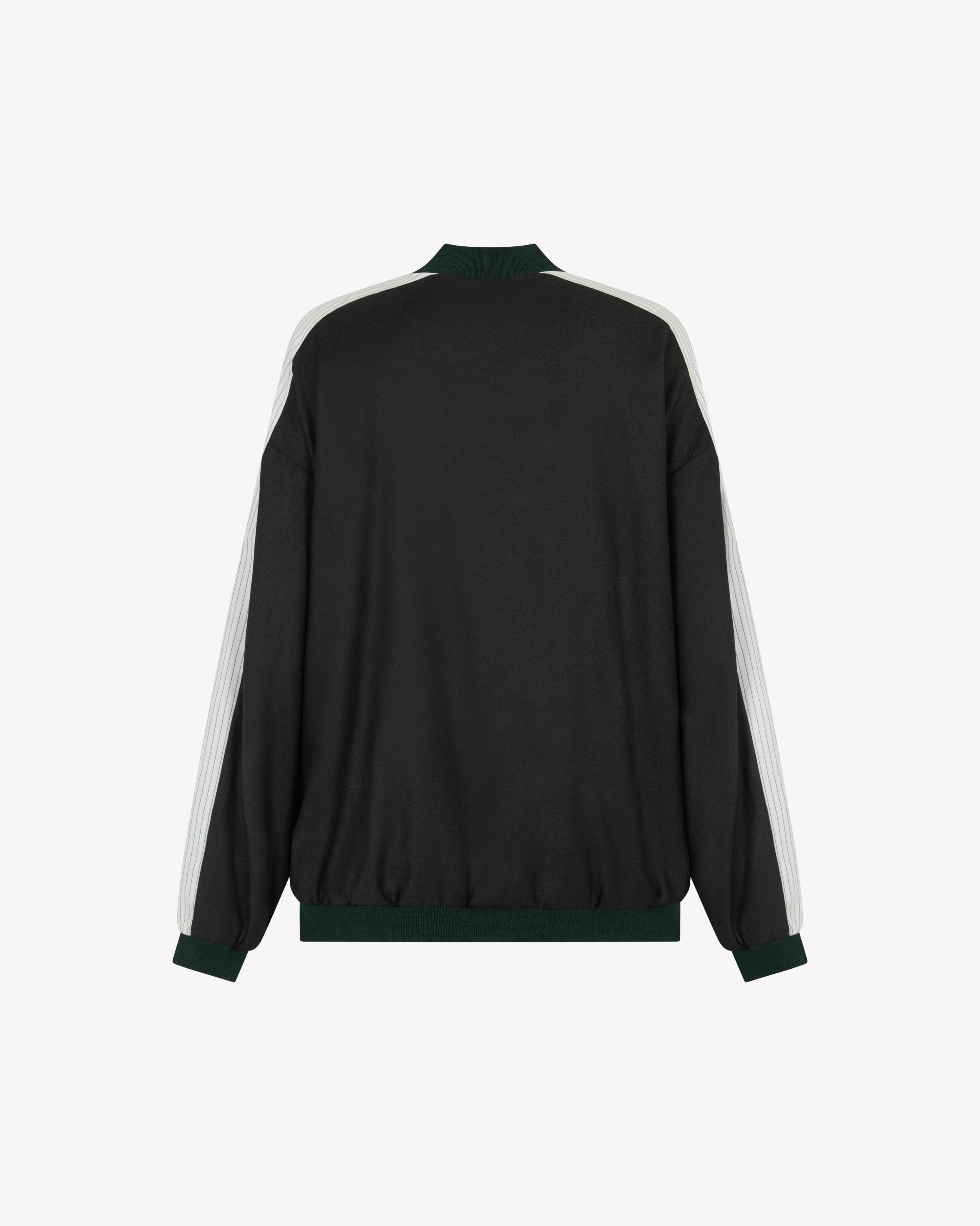 Bomber Jacket - Dark Green Wool