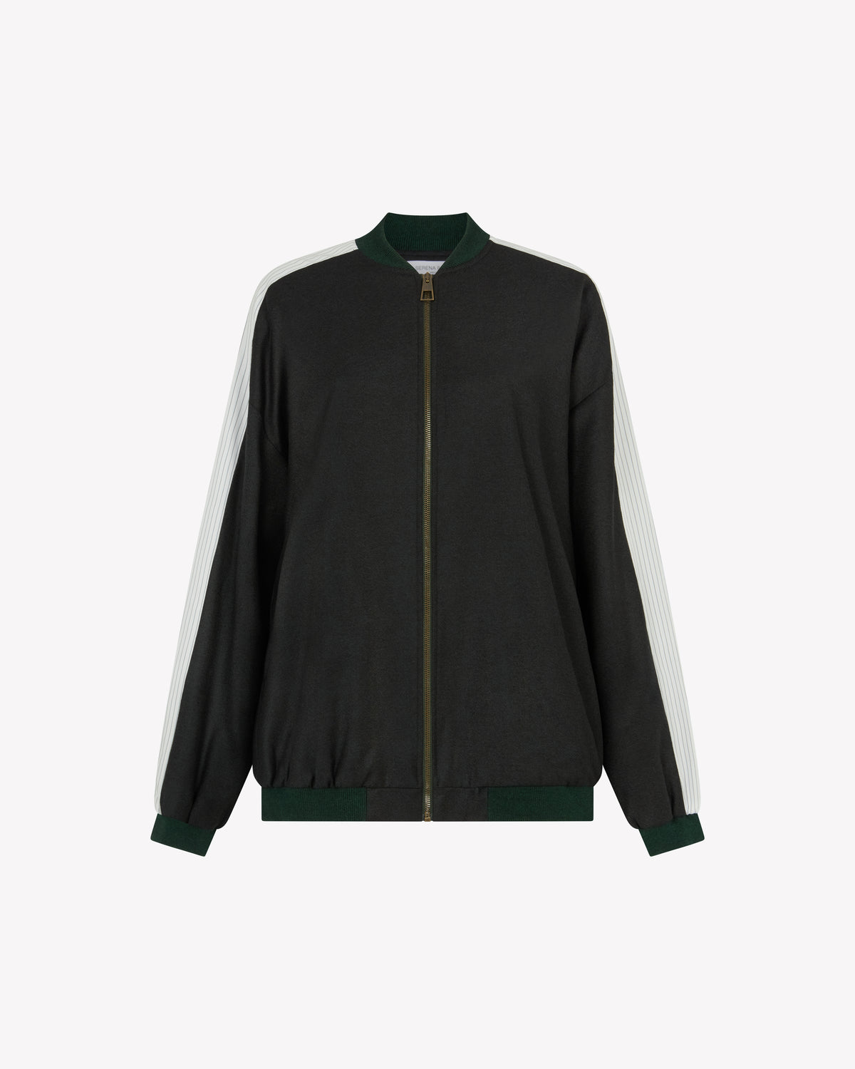 Bomber Jacket - Dark Green Wool