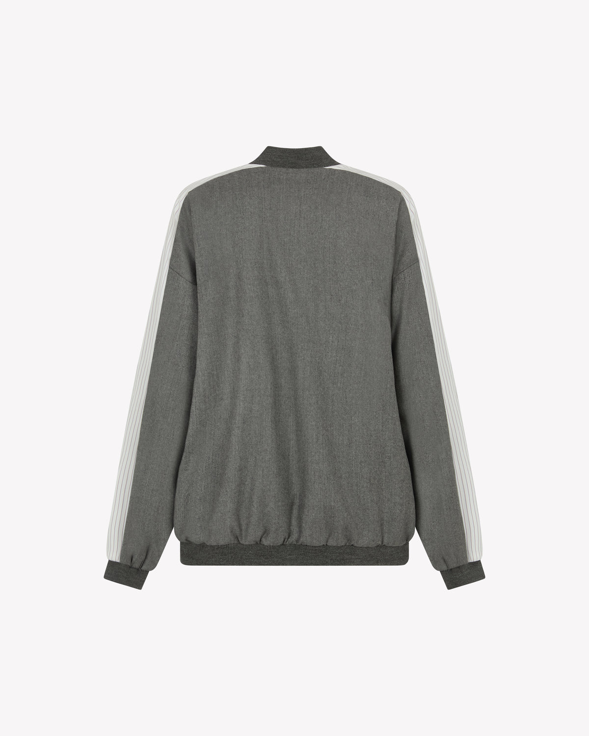 Bomber Jacket - Dark Grey Wool