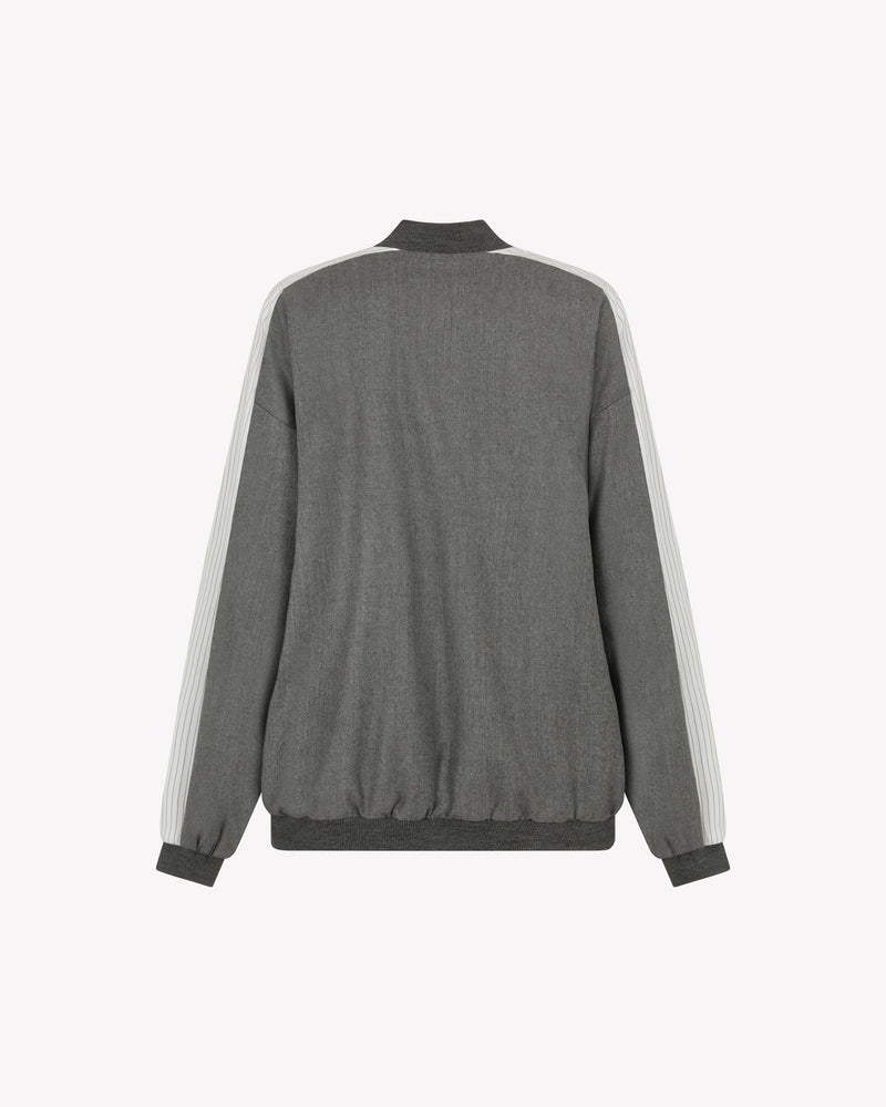 Bomber Jacket - Dark Grey Wool picture #3