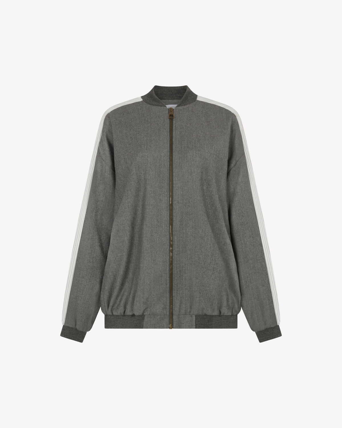 Bomber Jacket - Dark Grey Wool