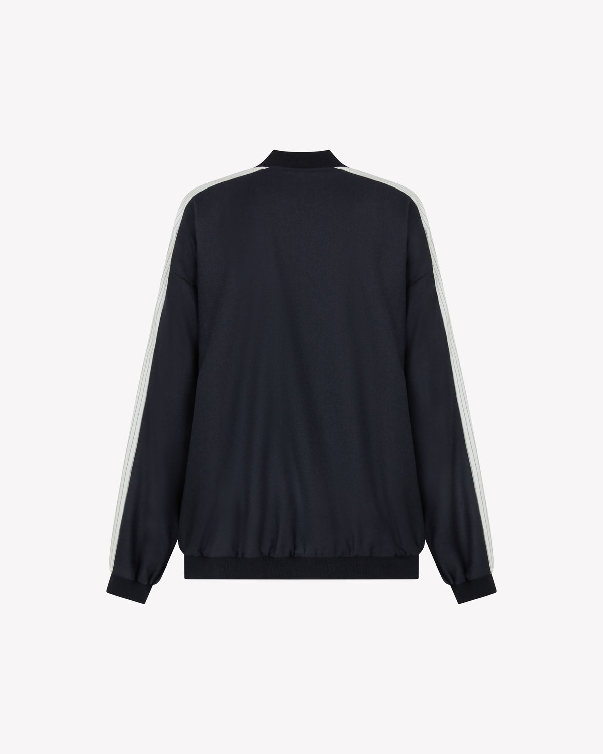 Bomber Jacket - Navy Blue Wool