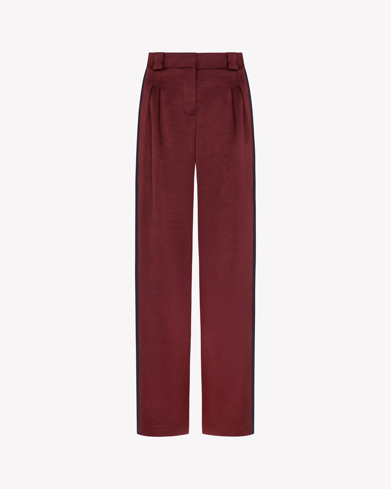Boyfriend Trouser - Burgundy picture #2
