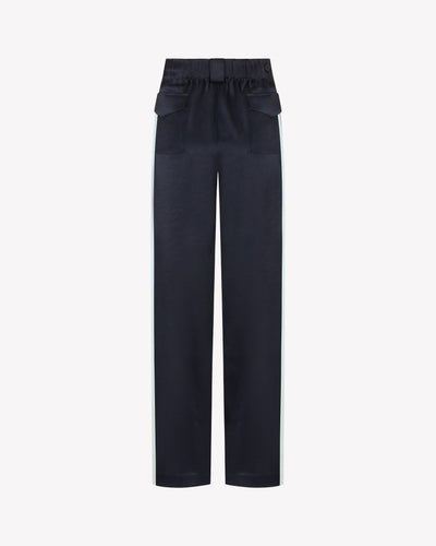 Boyfriend Trouser - Navy Blue SERENA BUTE