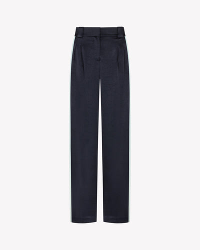 Boyfriend Trouser - Navy Blue SERENA BUTE