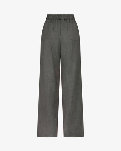 Boyfriend Trouser - Dark Grey / Red SERENA BUTE