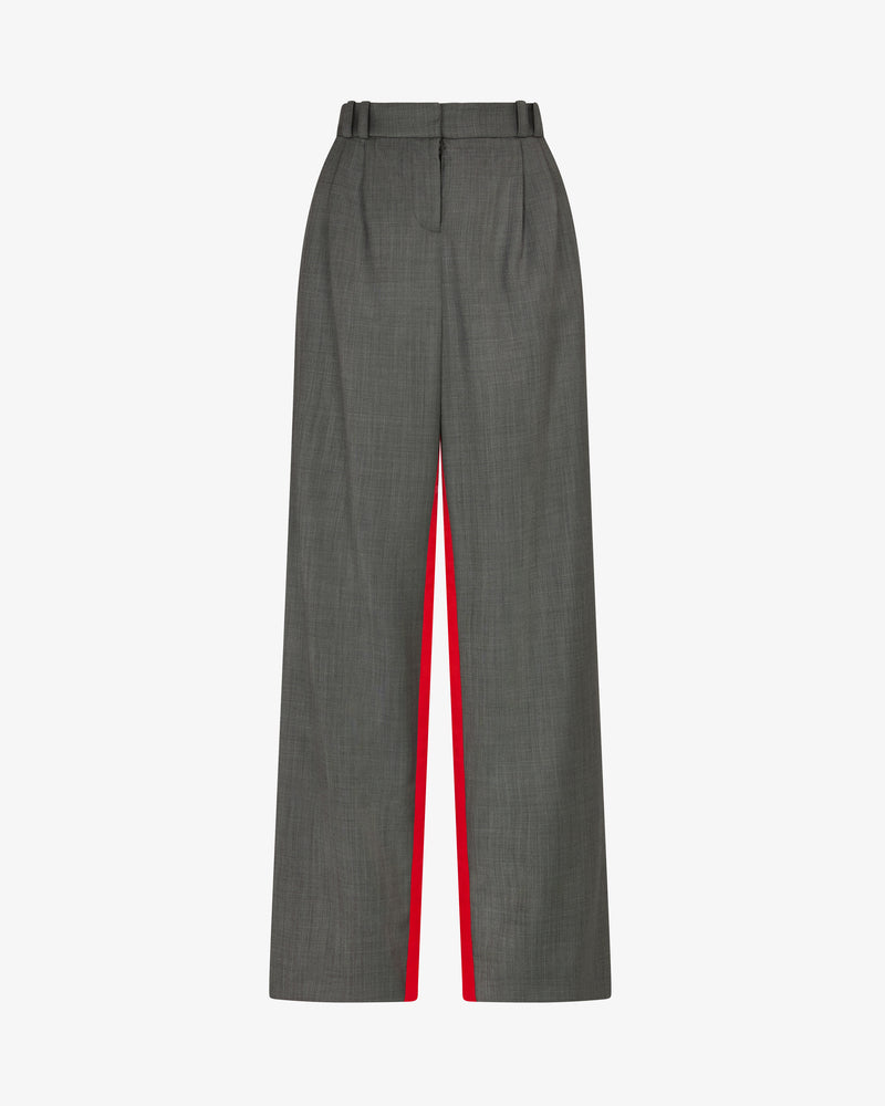 Boyfriend Trouser - Dark Grey / Red picture #2