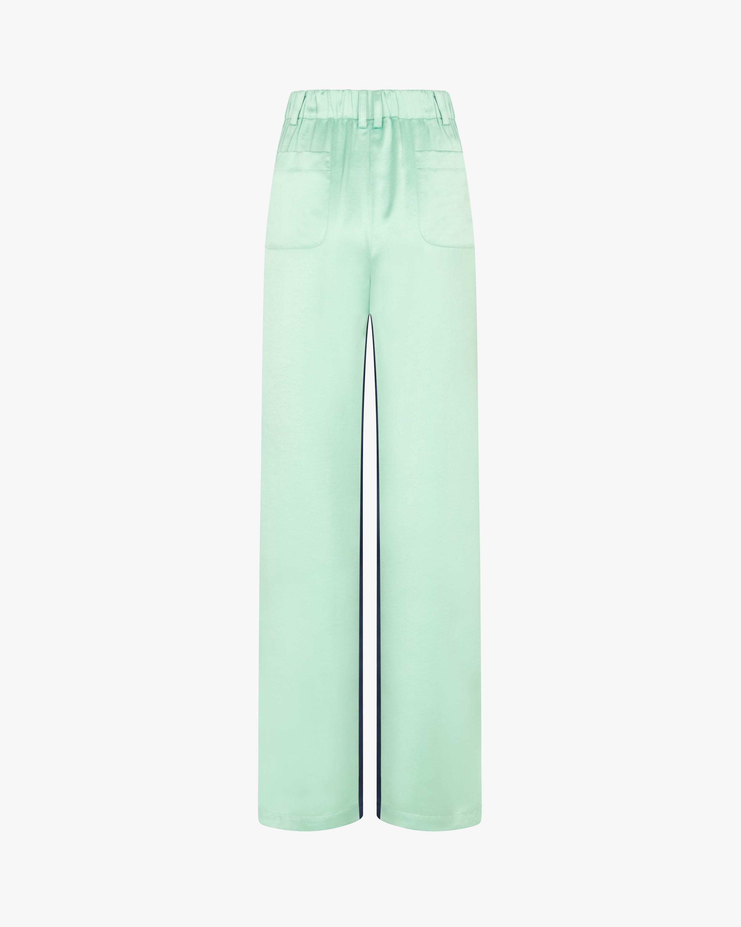 Satin Boyfriend Trouser '25 - Mint