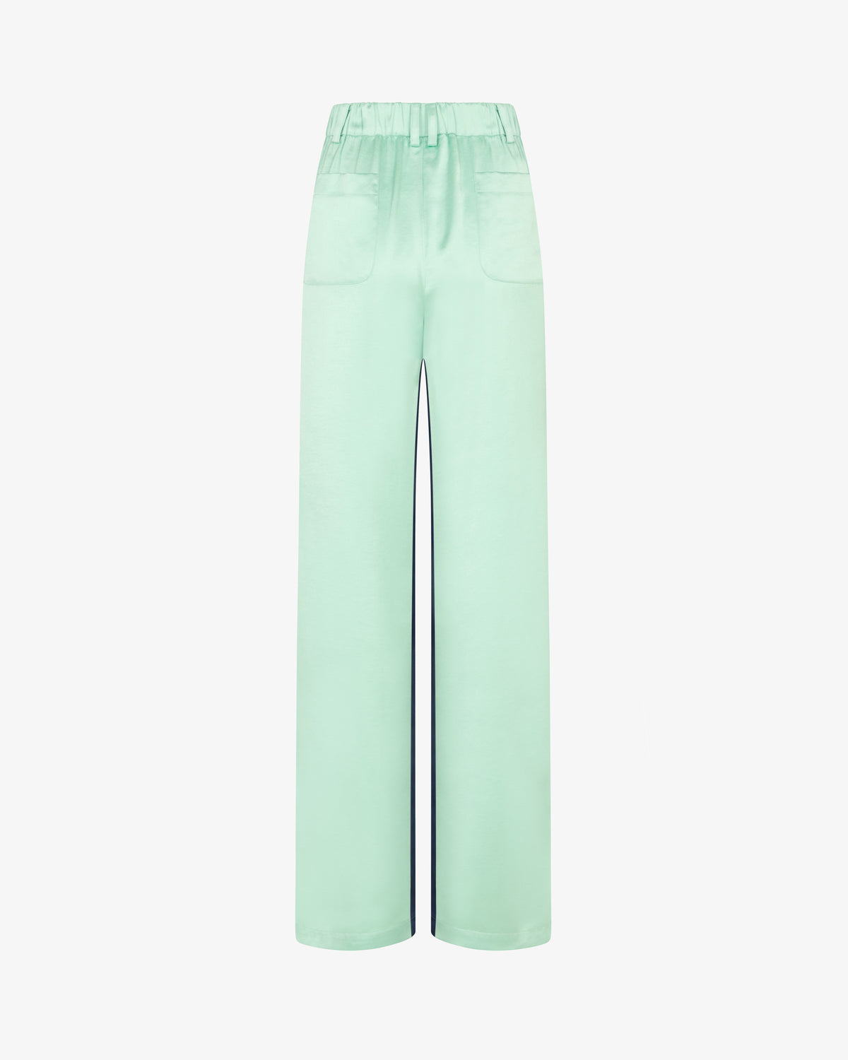 Satin Boyfriend Trouser '25 - Mint