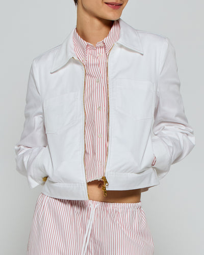 Cargo Jacket '25 - White SERENA BUTE