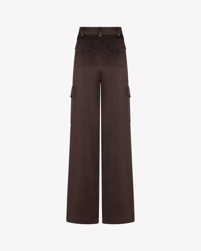 Cargo Trouser - Chocolate Brown SERENA BUTE