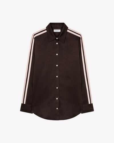 Classic Shirt - Chocolate Brown SERENA BUTE
