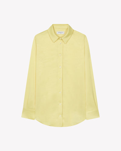 Classic Shirt - Pastel Yellow SERENA BUTE
